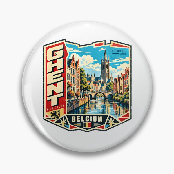 Item preview, Ghent Belgium Historic City Traveler Souvenir designed and sold by ManilStuck237.