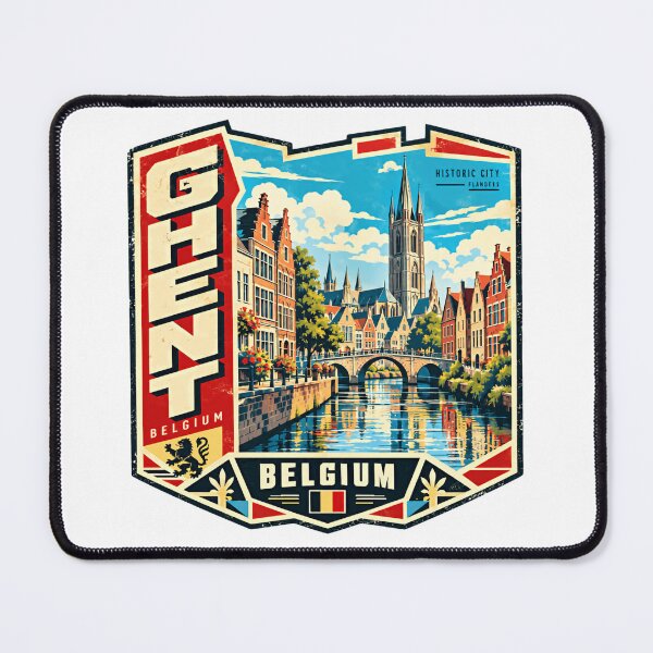Item preview, Ghent Belgium Historic City Traveler Souvenir designed and sold by ManilStuck237.