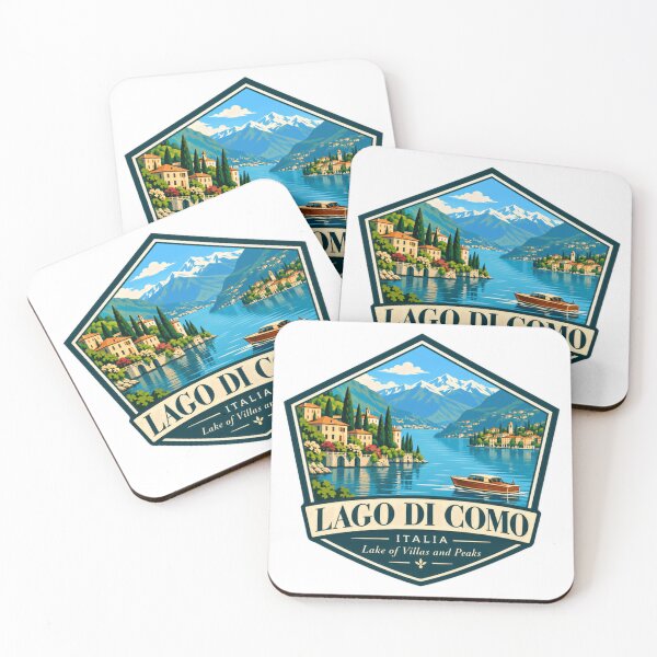Item preview, Lago Di Como Italia Lake Of Villas And Peaks Italian Travel Vacationer designed and sold by NightGlyph.