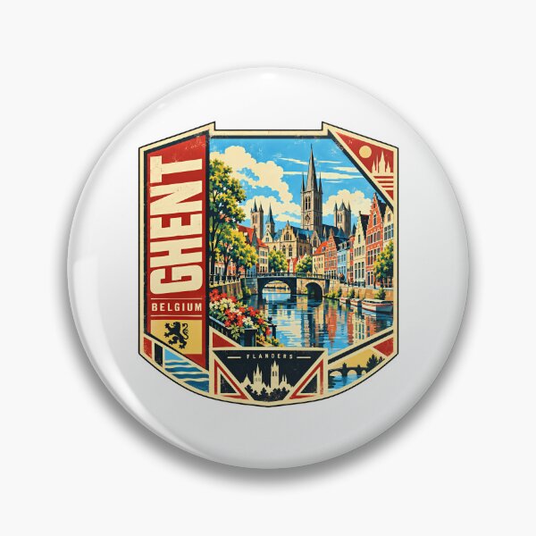 Item preview, Ghent Belgium Flanders City Travel Souvenir designed and sold by ManilStuck237.