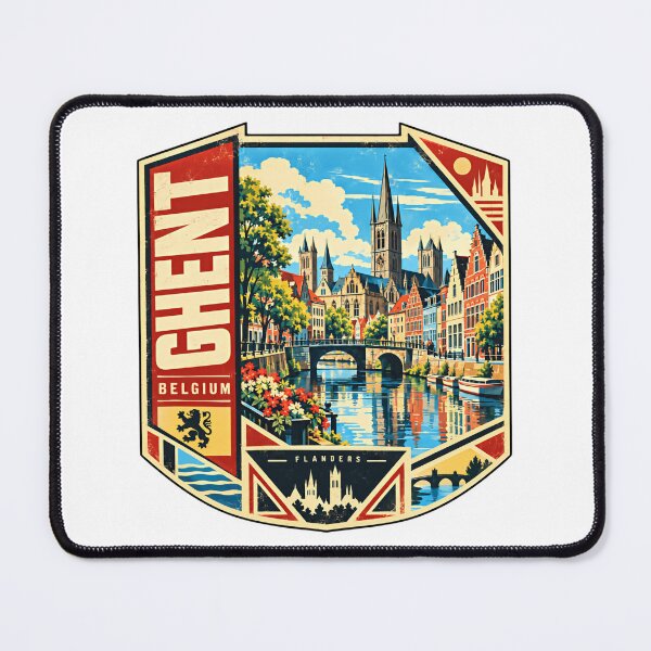 Item preview, Ghent Belgium Flanders City Travel Souvenir designed and sold by ManilStuck237.