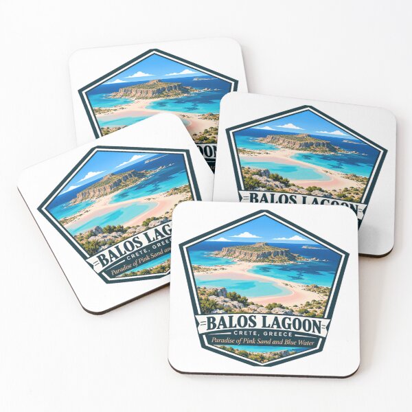 Item preview, Balos Lagoon Crete Greece Paradise Of Pink Sand And Blue Water Travel Vacation Souvenir designed and sold by NeedForParks.