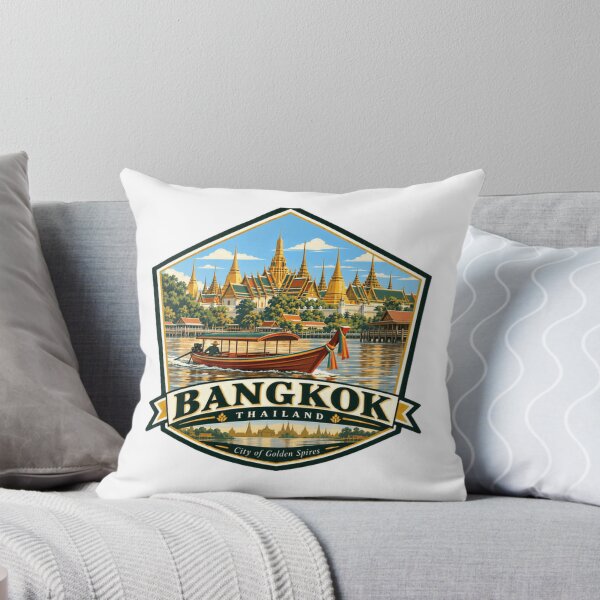 Item preview, Bangkok Thailand City Of Golden Spires Travel Tourist Vacation designed and sold by NeedForParks.