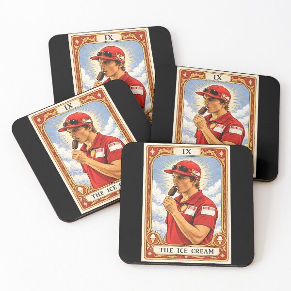 Item preview, Kimi Raikkonen – The Ice Cream Tarot Card designed and sold by PitWallArt.