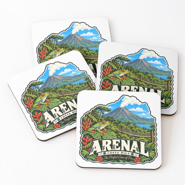 Item preview, Arenal Costa Rica The Perfect Cone Of Fire Travel Souvenir Volcano Frog designed and sold by NeedForParks.