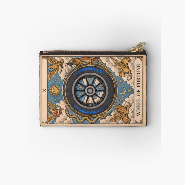 Item preview, Wet F1 Tire - Wheel of Fortune Tarot Card designed and sold by PitWallArt.