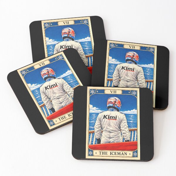 Item preview, Kimi Raikkonen - The Iceman Tarot Card  designed and sold by PitWallArt.