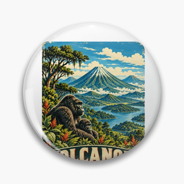 Item preview, Volcanoes National Park Rwanda Land Of Mountain Gorillas Africa Travel Wildlife Gorilla designed and sold by JasonStars123.
