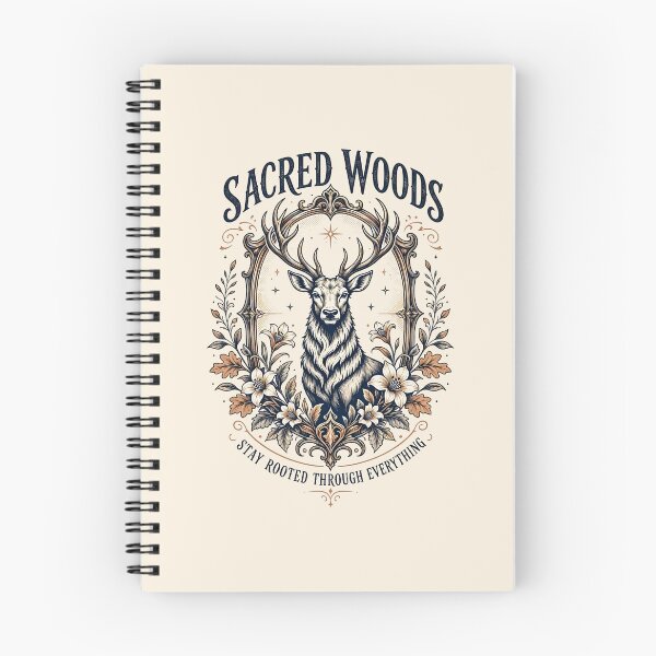 Item preview, Sacred Woods Vintage Botanical Stag Poster designed and sold by Nadiename.