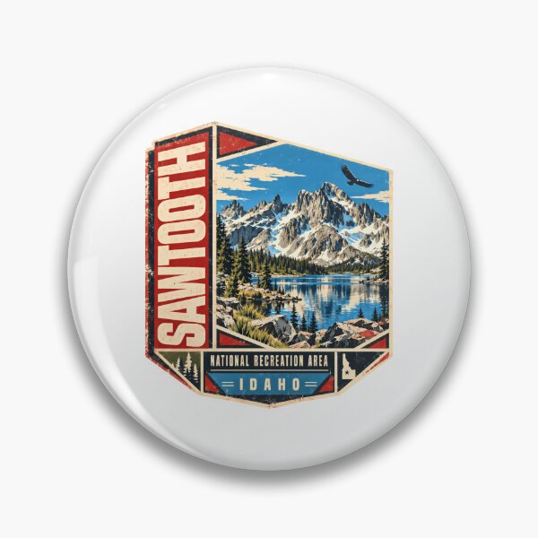 Item preview, Sawtooth National Recreation Area Idaho Mountain Hiking Camping Outdoor Adventure designed and sold by ManilStuck237.