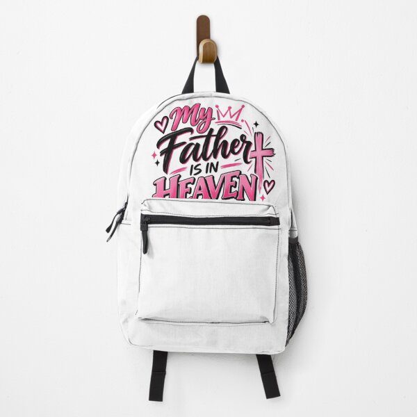 Item preview, My Father is in Heaven Pink Graphic Design  designed and sold by SuperChristTees.