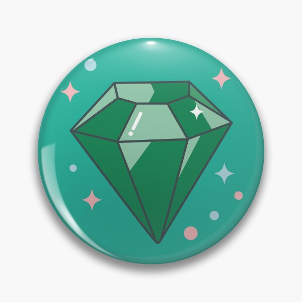 Item preview, Green Emerald Gemstone – Elegant Crystal Art designed and sold by Black María.
