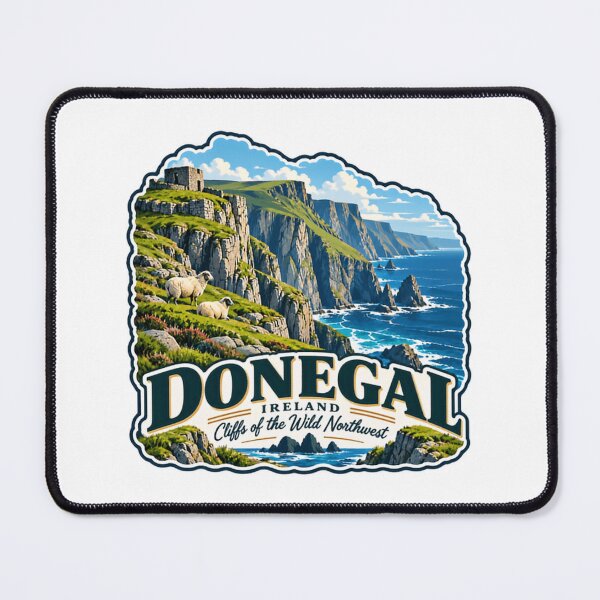 Item preview, Donegal Ireland Cliffs Of The Wild Northwest Irish Travel Vacation designed and sold by NeedForParks.