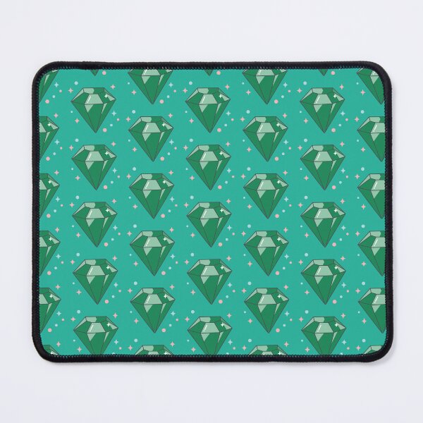 Item preview, Green Emerald Gemstone – Elegant Crystal Art designed and sold by Black María.