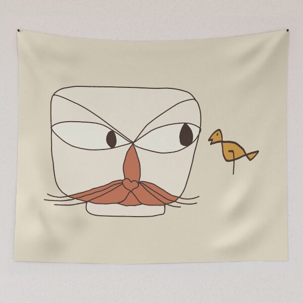 Item preview, Cat and Bird (Inspired by Paul Klee) #3 designed and sold by EunsooLee.