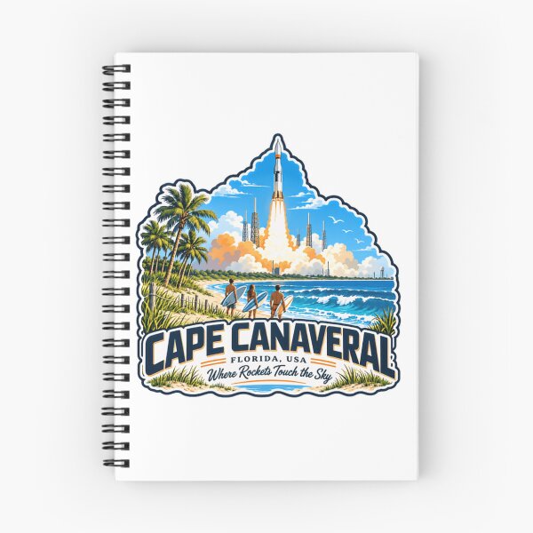 Item preview, Cape Canaveral Florida Usa Where Rockets Touch The Sky Space Exploration Surfer Vacation Travel designed and sold by NeedForParks.