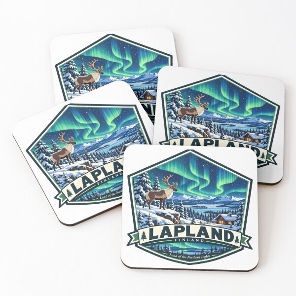 Item preview, Lapland Finland Land Of The Northern Lights Travel Souvenir Destination designed and sold by NightGlyph.
