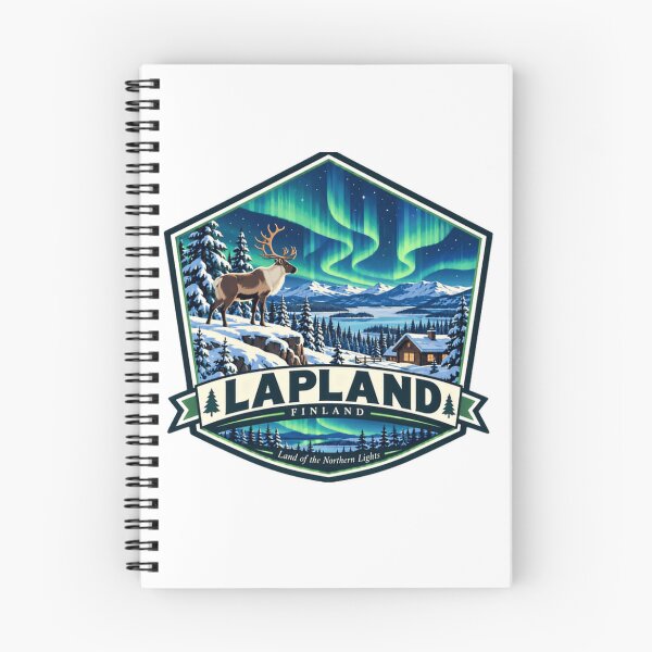 Item preview, Lapland Finland Land Of The Northern Lights Travel Souvenir Destination designed and sold by NightGlyph.