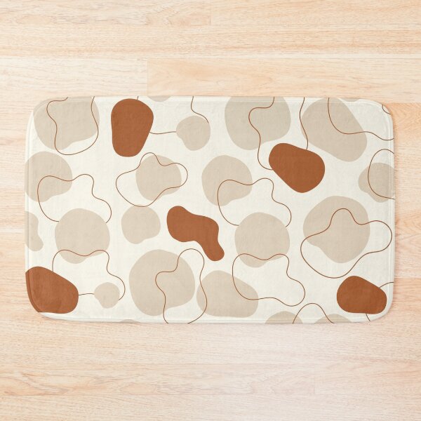 Item preview, Terracotta Organic Shapes Neutral Abstract pattern  designed and sold by Specialdesign10.