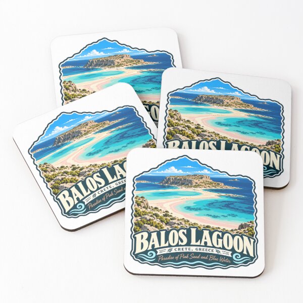 Item preview, Balos Lagoon Crete, Greece Paradise Of Pink Sand And Blue Water Travel Vacation Souvenir designed and sold by NeedForParks.