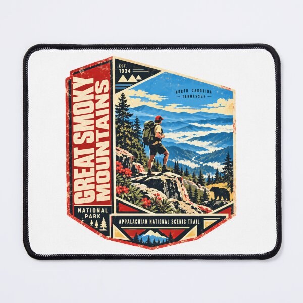 Item preview, Great Smoky Mountains National Park Appalachian National Scenic Trail Hiker Travel Adventure designed and sold by JasonStars123.