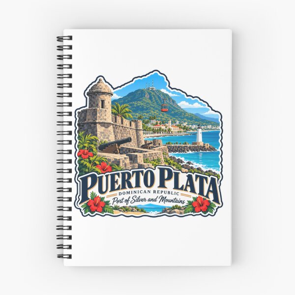 Item preview, Puerto Plata Dominican Republic Port Of Silver And Mountains Travel Souvenir designed and sold by NightGlyph.