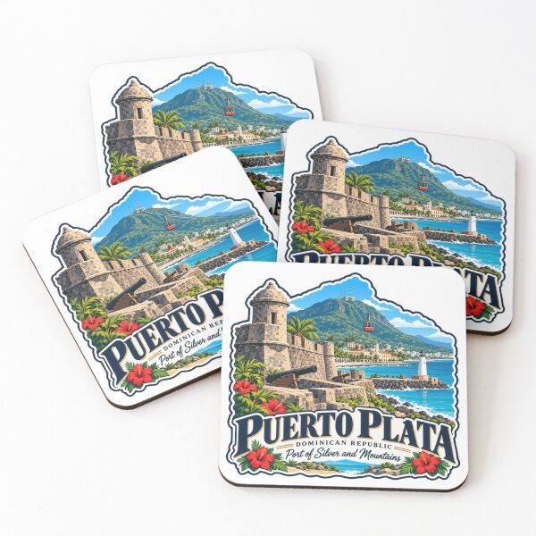 Item preview, Puerto Plata Dominican Republic Port Of Silver And Mountains Travel Souvenir designed and sold by NightGlyph.
