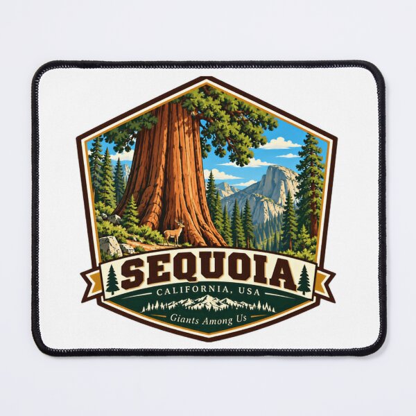 Item preview, Sequoia California USA Giants Among Us National Park Travel Hiking Visitor designed and sold by NightGlyph.