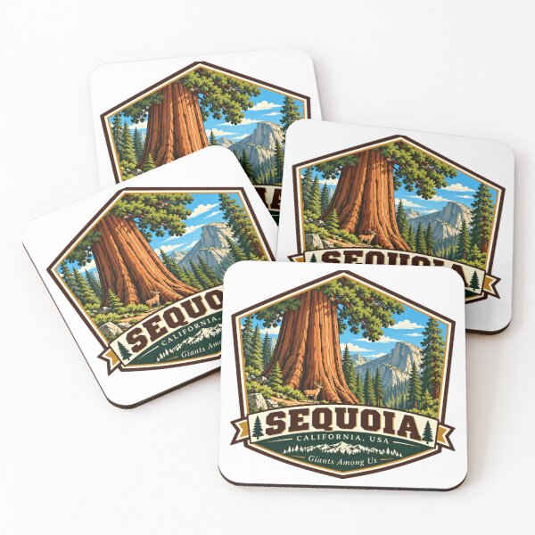 Item preview, Sequoia California USA Giants Among Us National Park Travel Hiking Visitor designed and sold by NightGlyph.