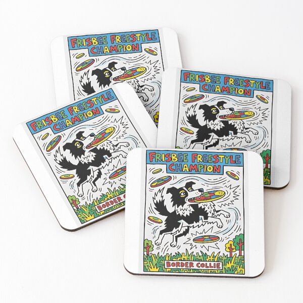 Item preview, Border Collie Frisbee Champion designed and sold by PictoVibe.