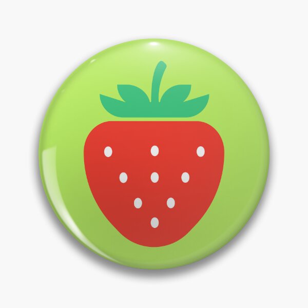 Item preview, Cute Kawaii Strawberry – Adorable Strawberry Fruit Illustration designed and sold by Black María.