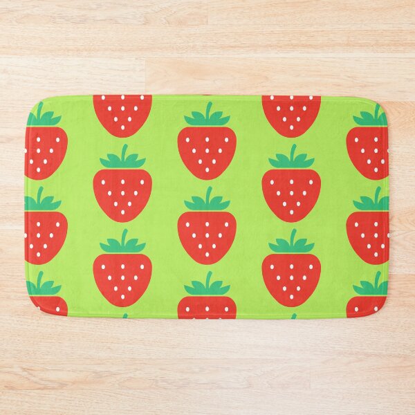 Item preview, Cute Kawaii Strawberry – Adorable Strawberry Fruit Illustration designed and sold by Black María.