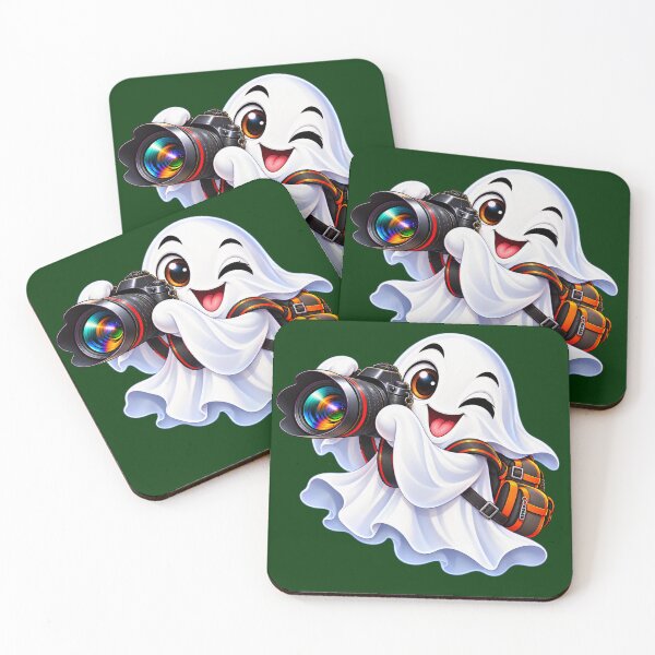 Item preview, Cute Ghost Photographer – Photography Sticker designed and sold by marvinins.