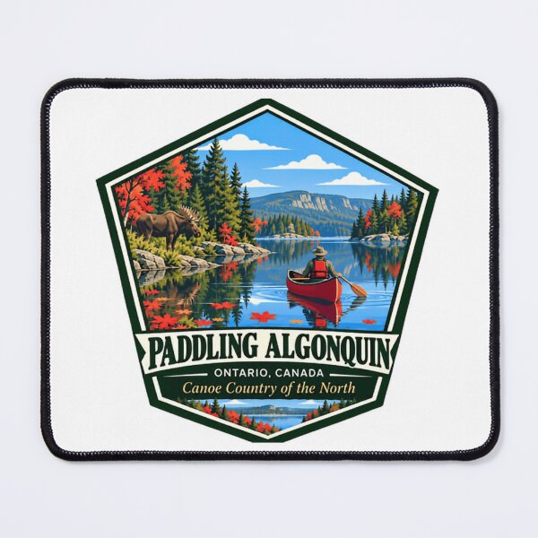 Item preview, Paddling Algonquin Ontario Canada Canoe Country Wilderness designed and sold by NightGlyph.