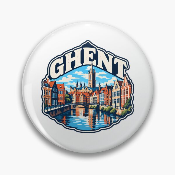 Item preview, Ghent Belgium City Travel Souvenir Vacation designed and sold by ManilStuck237.