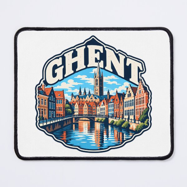 Item preview, Ghent Belgium City Travel Souvenir Vacation designed and sold by ManilStuck237.