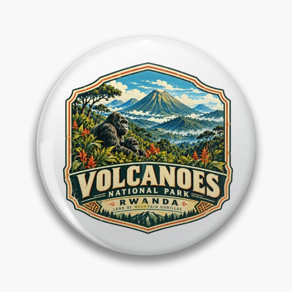Item preview, Volcanoes National Park Rwanda Land Of Mountain Gorillas Travel Wildlife designed and sold by JasonStars123.