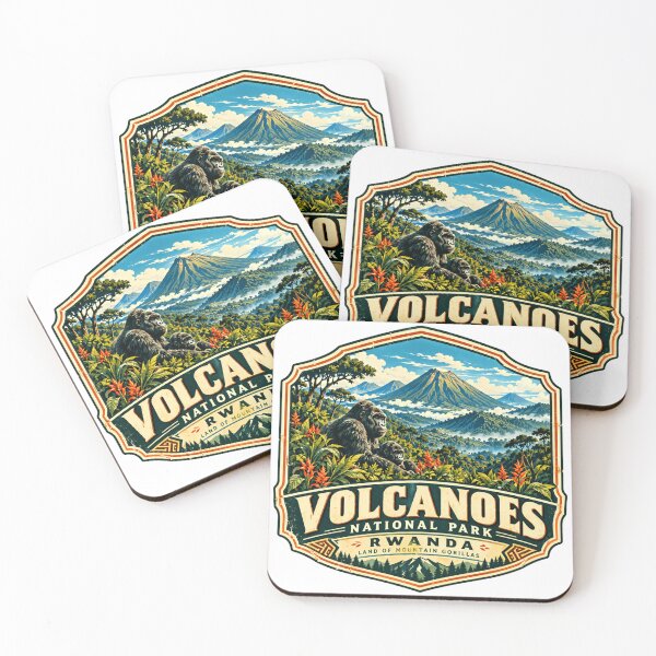 Item preview, Volcanoes National Park Rwanda Land Of Mountain Gorillas Travel Wildlife designed and sold by JasonStars123.