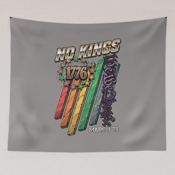 Item preview, No Kings March 28 1776 Pride Flag-57 designed and sold by ThomasYounga.