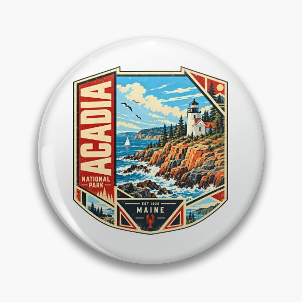 Item preview, Acadia National Park Est 1929 Maine Lighthouse Travel Visitor designed and sold by JasonStars123.