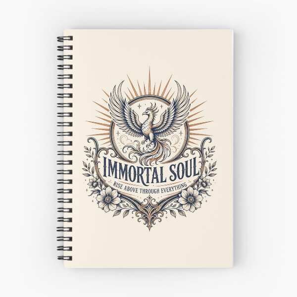 Item preview, Immortal Soul Vintage Botanical Phoenix Poster designed and sold by Nadiename.