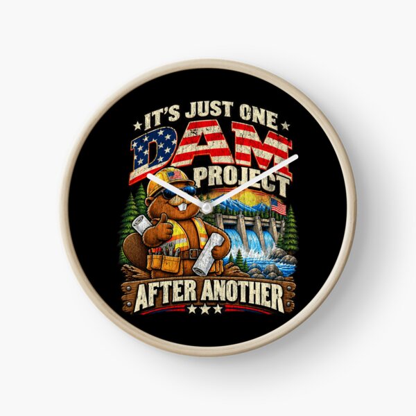 Item preview, It's Just One Dam Project After Another Beaver Patriotic designed and sold by saralovesart.