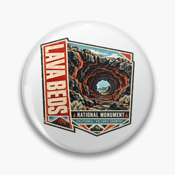 Item preview, Lava Beds National Monument California Volcanic Country Travel Souvenir designed and sold by JasonStars123.
