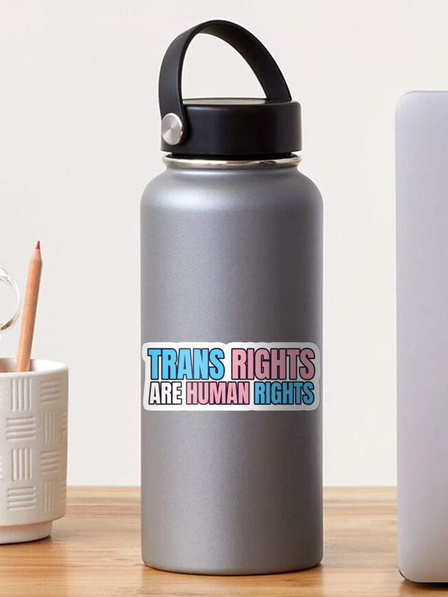 Thumbnail 1 of 3, Sticker, Trans Rights designed and sold by StrongLiberal.