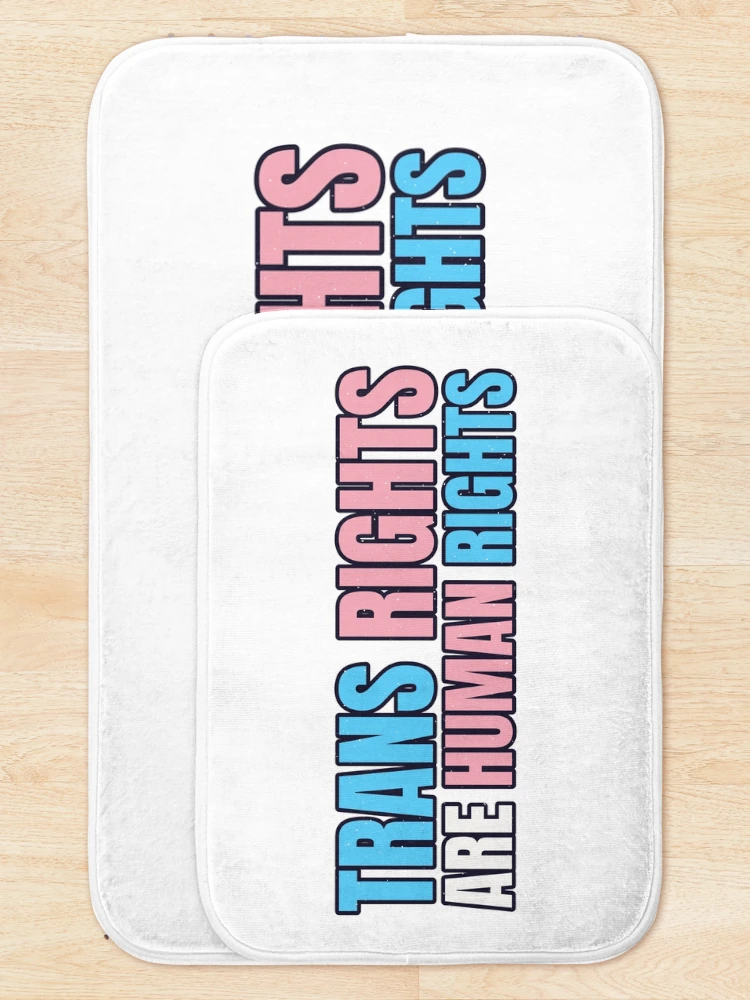 Thumbnail 5 of 6, Bath Mat, Trans Rights designed and sold by StrongLiberal.