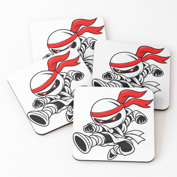 Item preview, Chibi Ninja Flying Kick – White Shōzoku designed and sold by Chibi Ninja Squad.