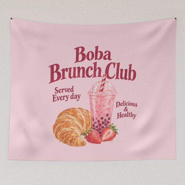 Item preview, Boba Brunch Club Foodie Bubble Tea Everyday designed and sold by JaymeOctober.