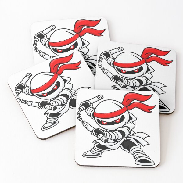 Item preview, Chibi Ninja Nunchucks – White Shōzoku designed and sold by Chibi Ninja Squad.