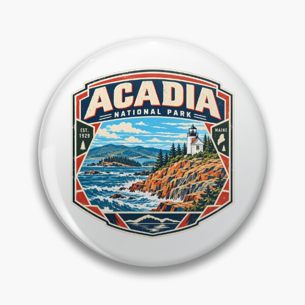 Item preview, Acadia National Park Est. 1929 Maine Outdoor Adventure designed and sold by kristyparkStar3.