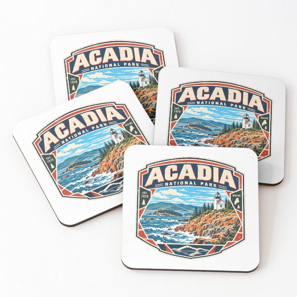 Item preview, Acadia National Park Est. 1929 Maine Outdoor Adventure designed and sold by kristyparkStar3.
